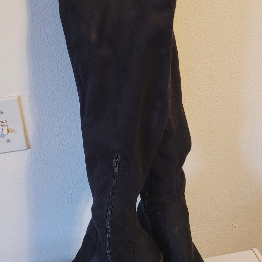 Black diba Boots Thigh High Women's  Sz 9.5 - Picture 5 of 14